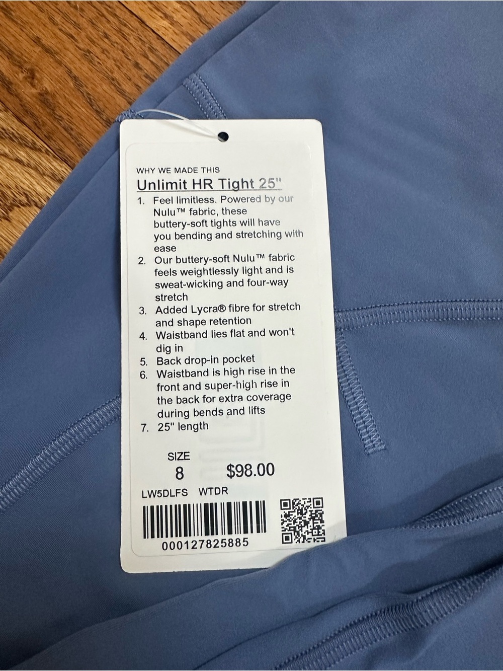 NEW Lululemon set of Water Drop Blue - Align Tank, Align Short, Unlimit Tight 8 - Picture 4 of 5
